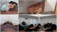 جلسه آموزشی مدیریت خطر و بلایا و مانور زلزله در مرکز خدمات جامع سلامت ایوان کی شهرستان گرمسار